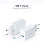 Nanocable Cargador USB-A 5V/2.1A Blanco